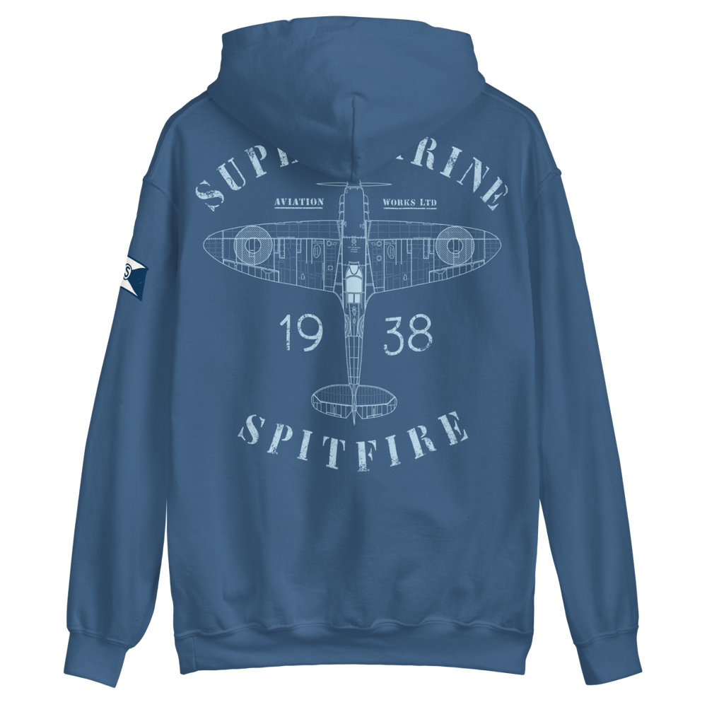 Supermarine Aviation Works Spitfire Heritage Hoodie — 909 Apparel®